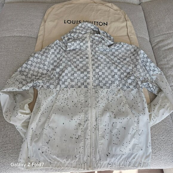 Louis Vuitton Wind Breaker White and Black Virgil Abloh Collection - Picture 1 of 10